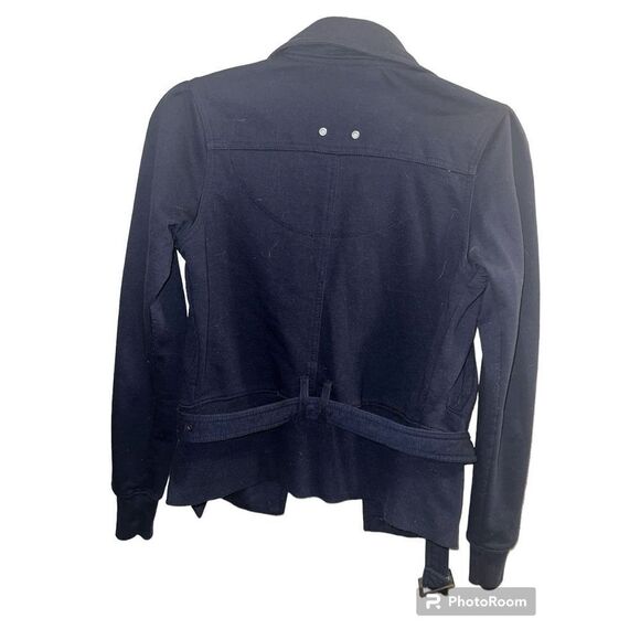 ✨Wetseal Navy Belted Jacket✨ - Picture 2 of 3